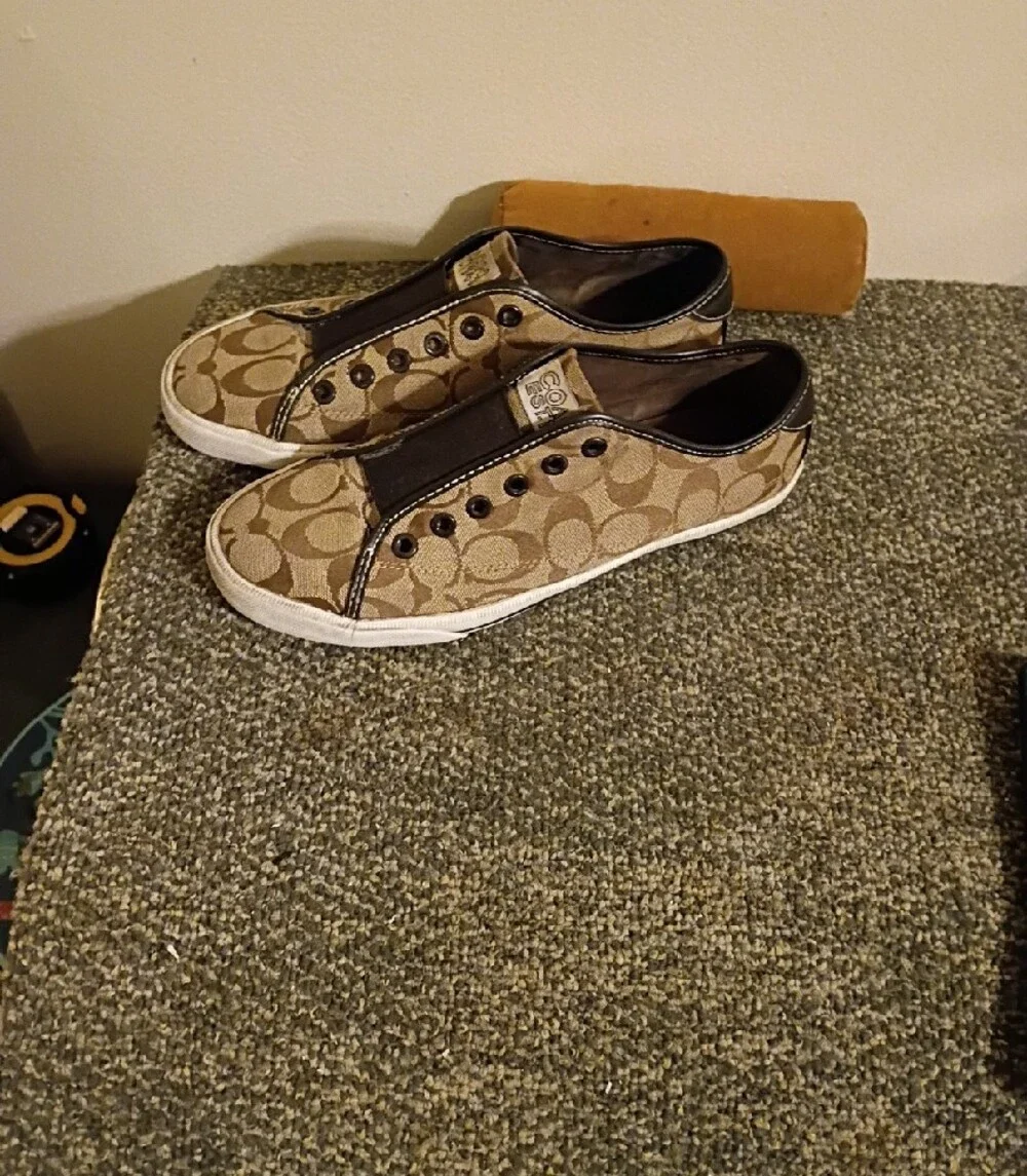 Coach slip sneakers